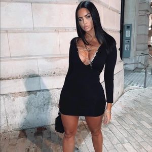 “Let it out mini dress”